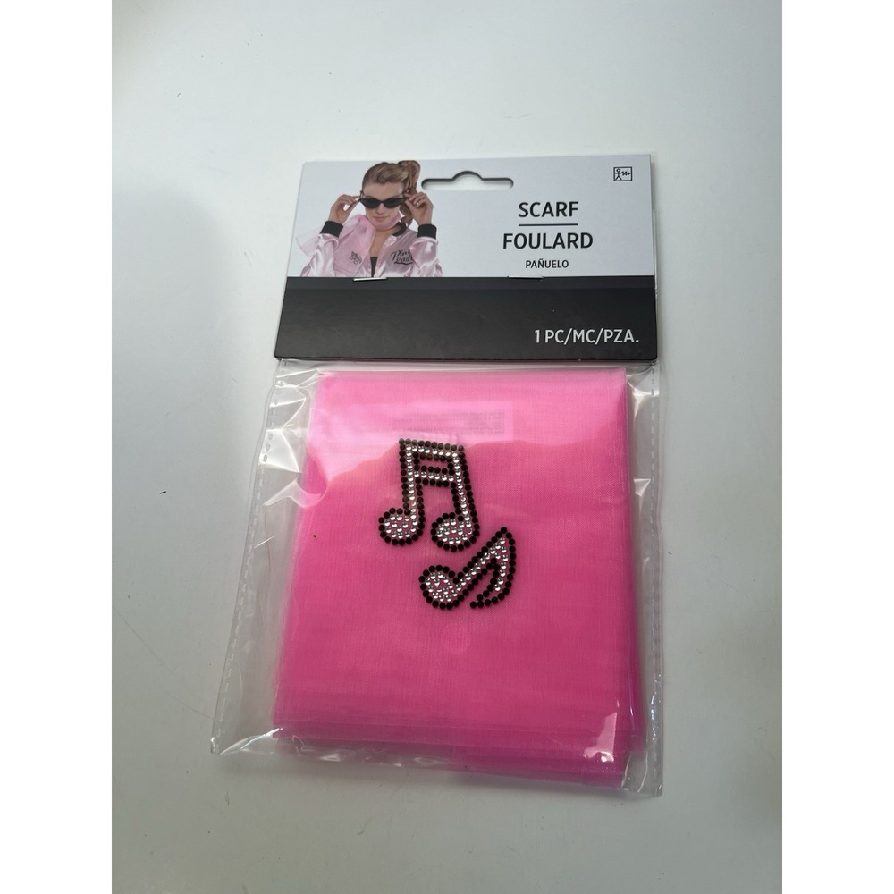Fabulous 50's Pink Scarf Dress Up Halloween Costume Accessory